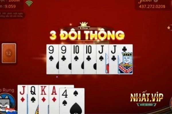 3 doi thong chat duoc gi xac suat Xác suất để có được 3 đôi thông không đơn giản vì chỉ dưới 1%